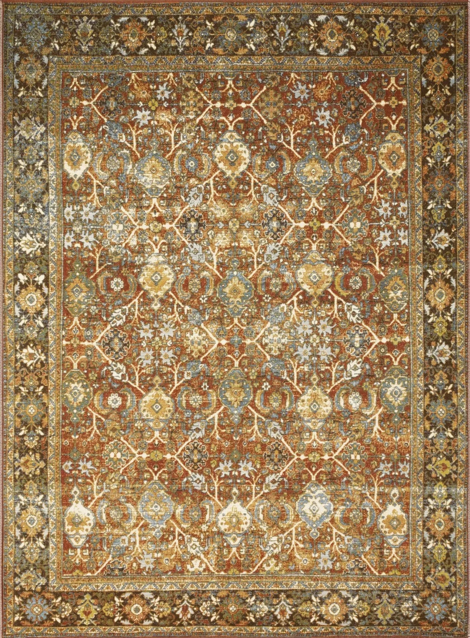 Sebastian SEB-06 Red / Multi Rug