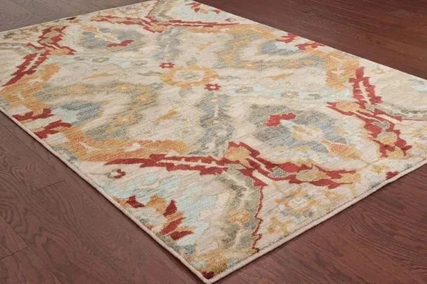 Sedona 6357A Beige / Orange Rug