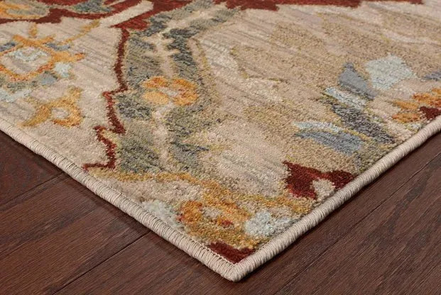 Sedona 6357A Beige / Orange Rug