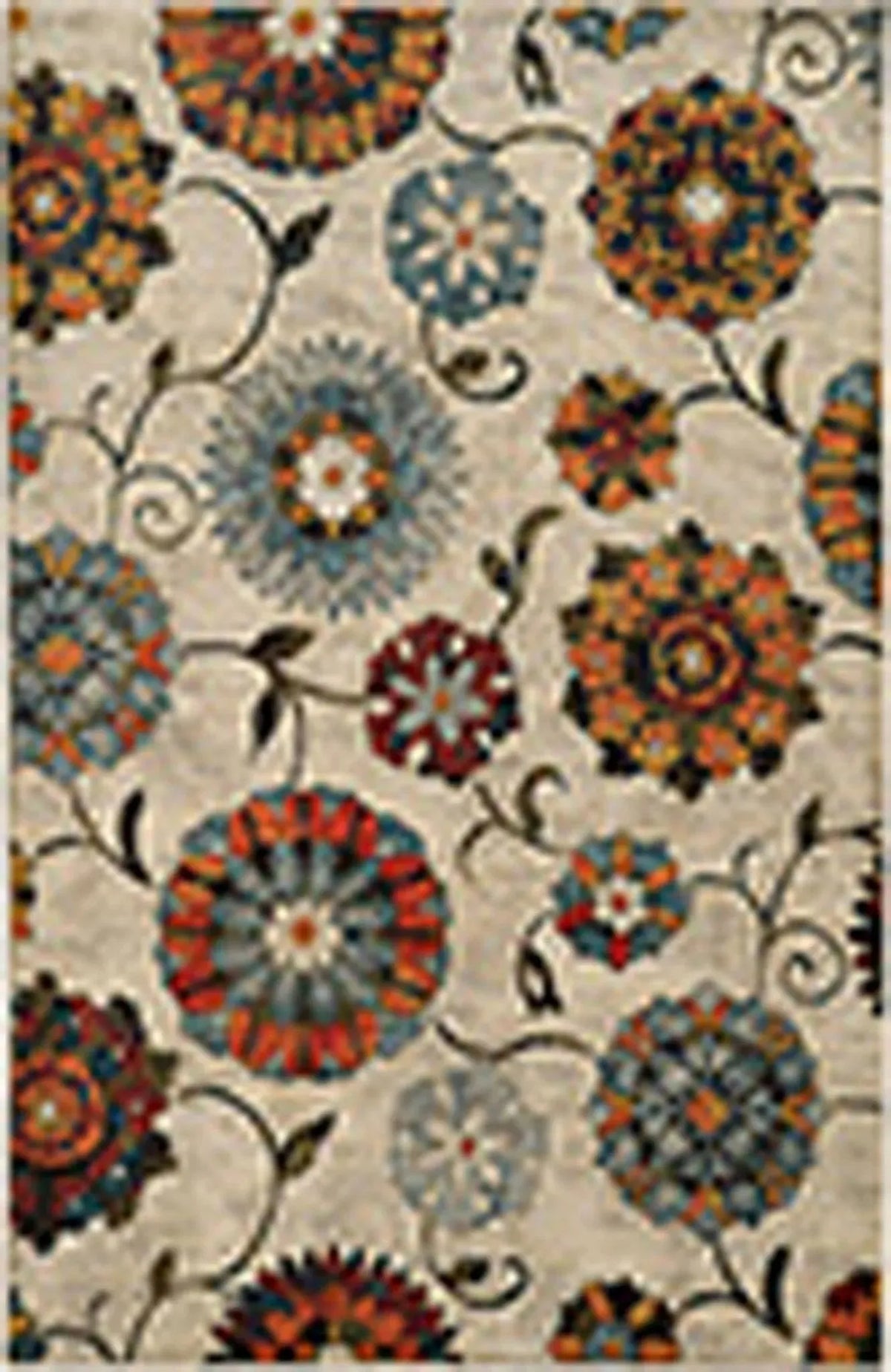 Sedona 6361A Ivory / Multi Rug