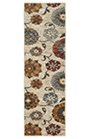 Sedona 6361A Ivory / Multi Rug