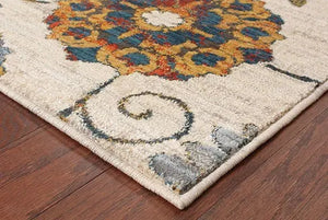 Sedona 6361A Ivory / Multi Rug