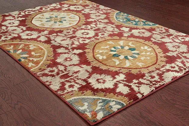 Sedona 6366A Red / Gold Rug