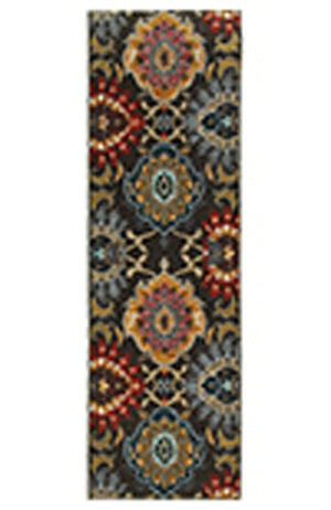 Sedona 6369D Charcoal / Multi Rug