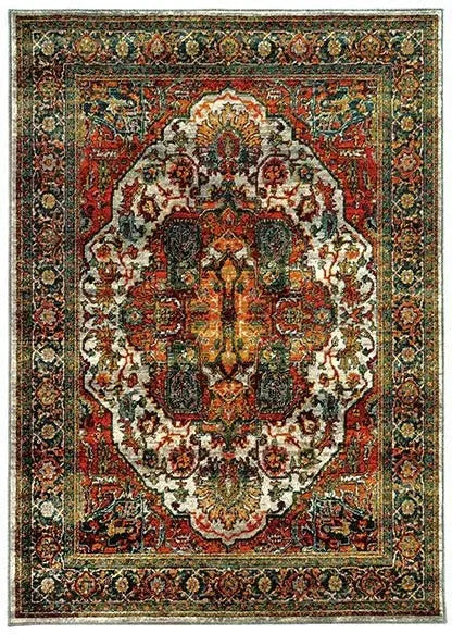 Sedona 6382B Red / Multi Rug