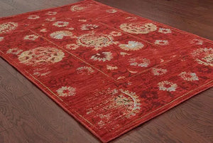 Sedona 6386E Red / Gold Rug