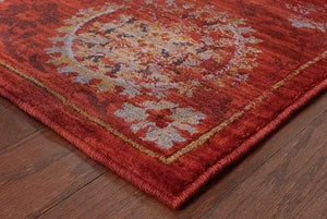 Sedona 6386E Red / Gold Rug