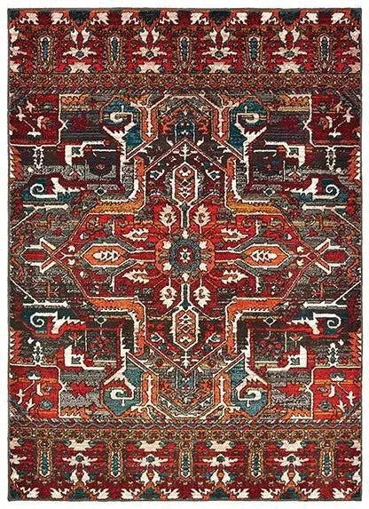 Sedona 9575A Red Orange Rug