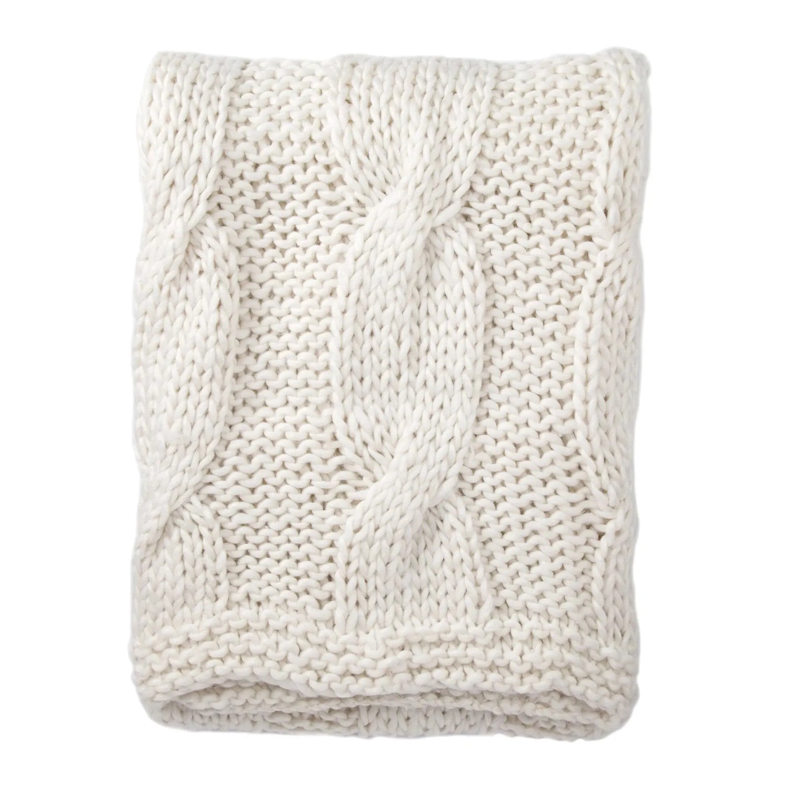 Serin SER07 Koen Ivory Throw Blanket