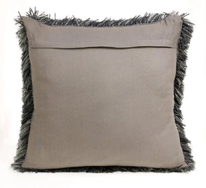Shag Lr07523 Dark Gray Pillow