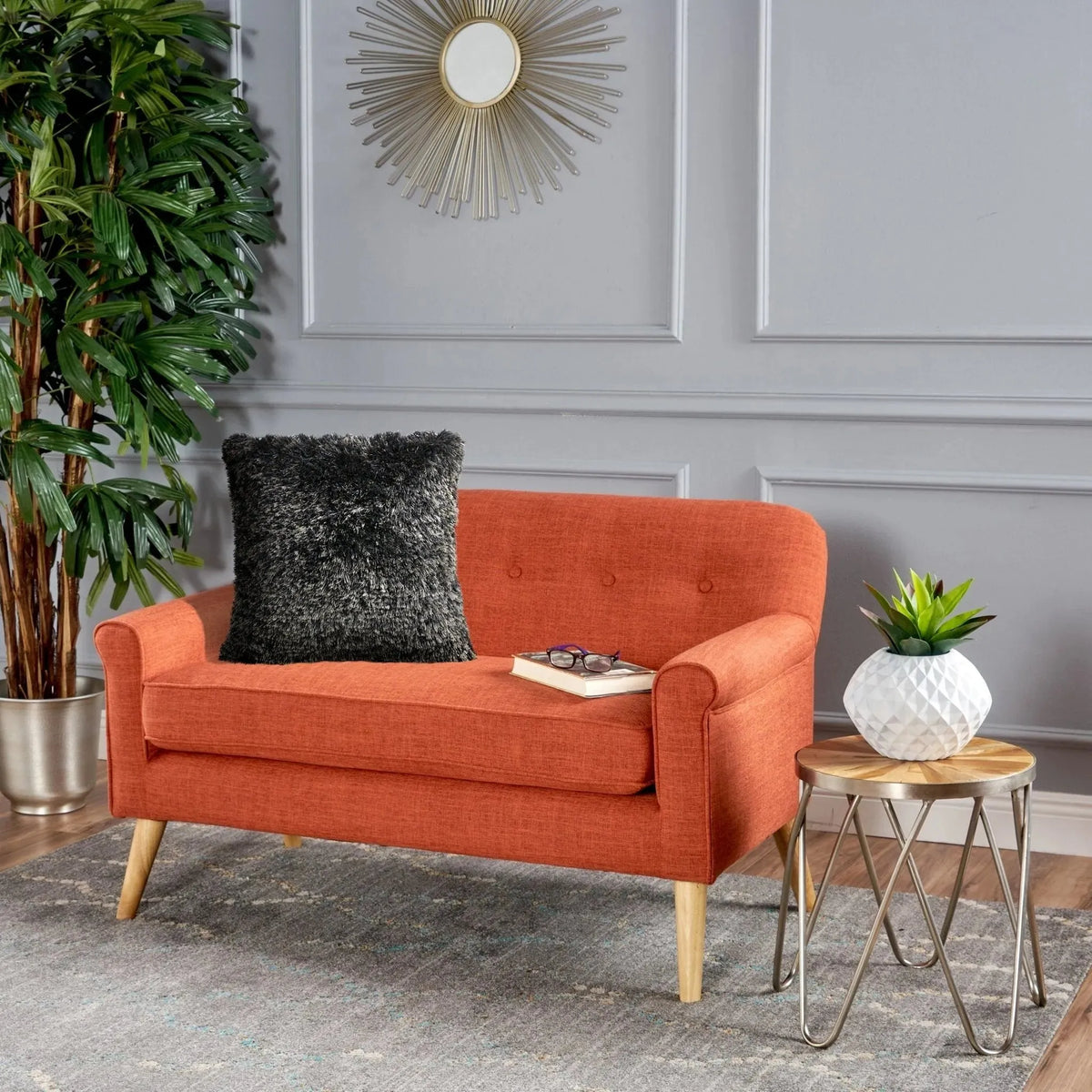 Shag Lr07523 Dark Gray Pillow