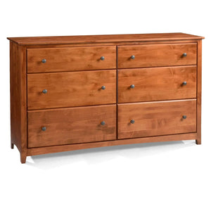 Shaker 6 Drawer Dresser