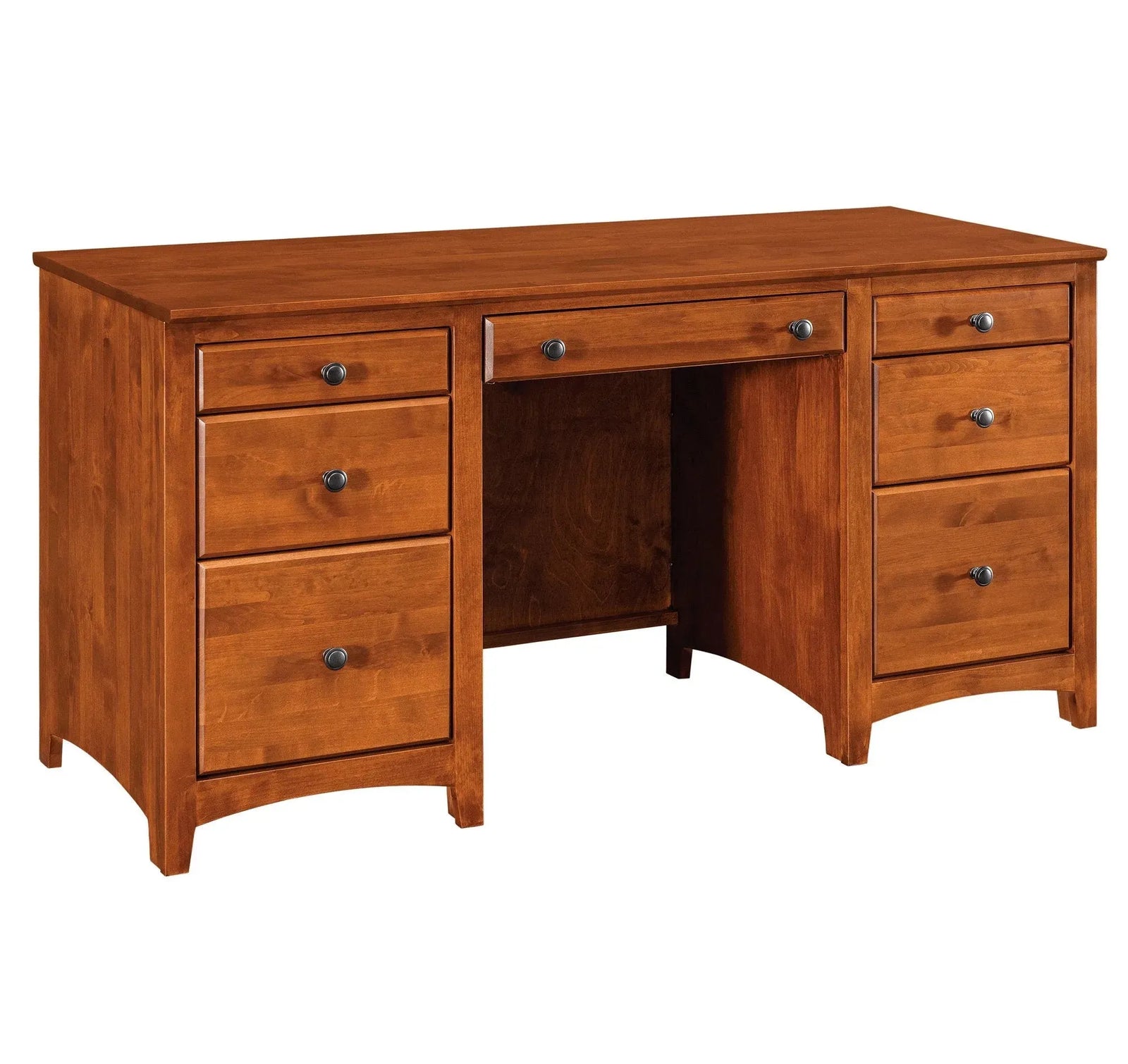 Shaker Double Pedestal Desk