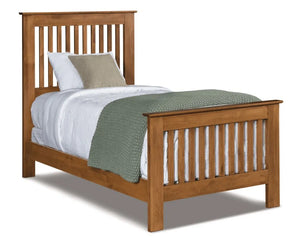 Shaker Slat Bed