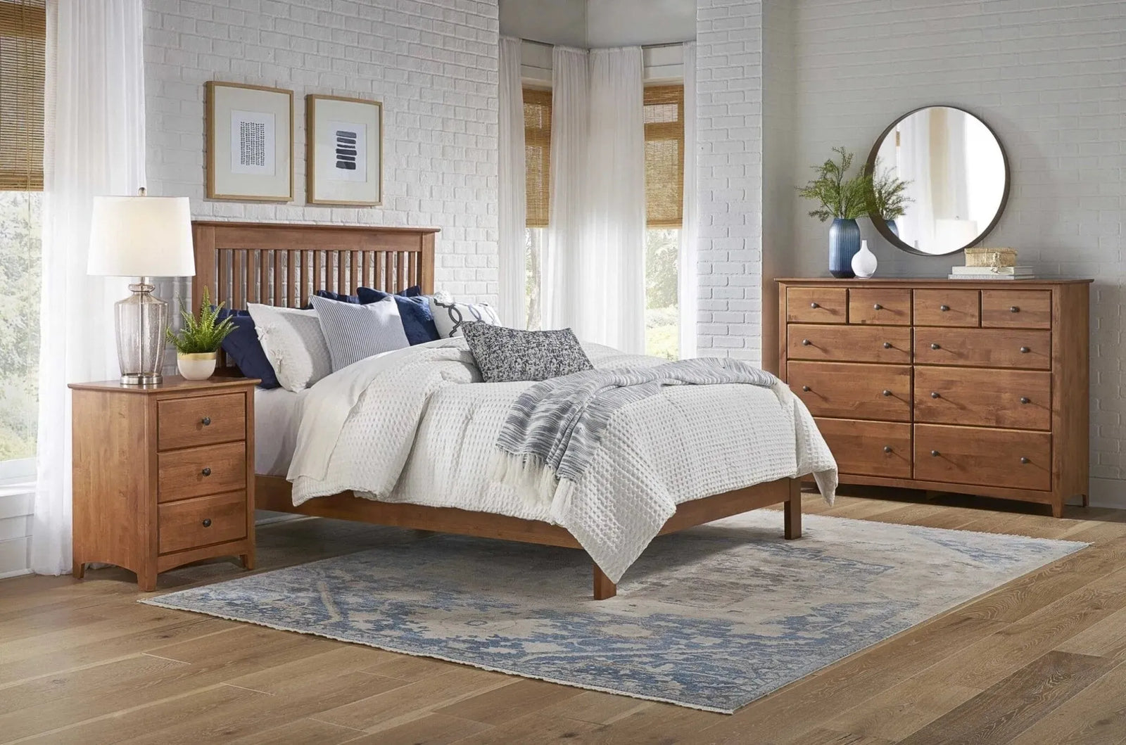 Shaker Slat Bed - Low Footboard