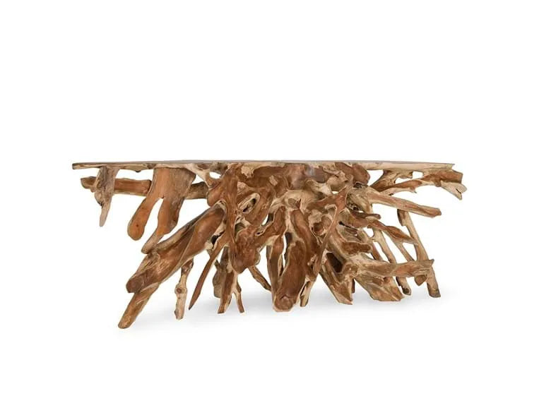 Shia Root 98" Console Table Natural