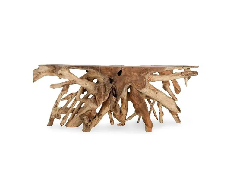 Shia Root 98" Console Table Natural