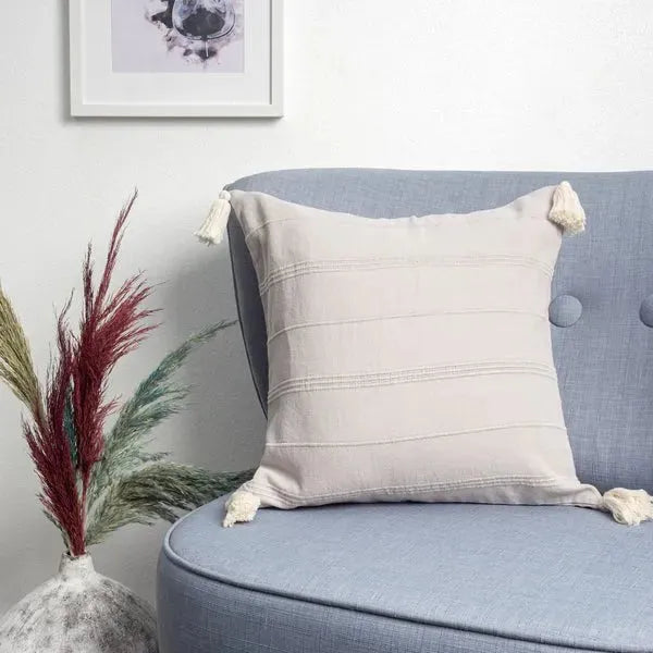 Silas 07996BEI Beige Pillow