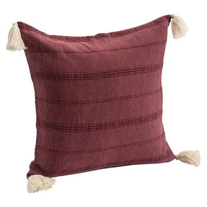 Silas 07997BUR Burgundy Pillow