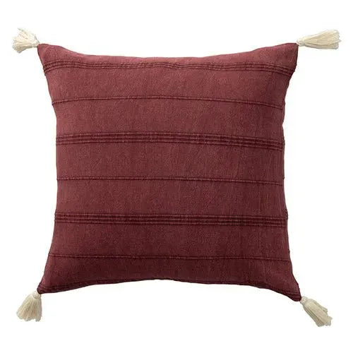 Silas 07997BUR Burgundy Pillow