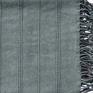 Silas 80312BIG Bluish Grey Throw Blanket