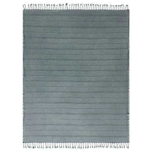 Silas 80312BIG Bluish Grey Throw Blanket