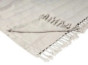 Silas 80313BEI Beige Throw Blanket
