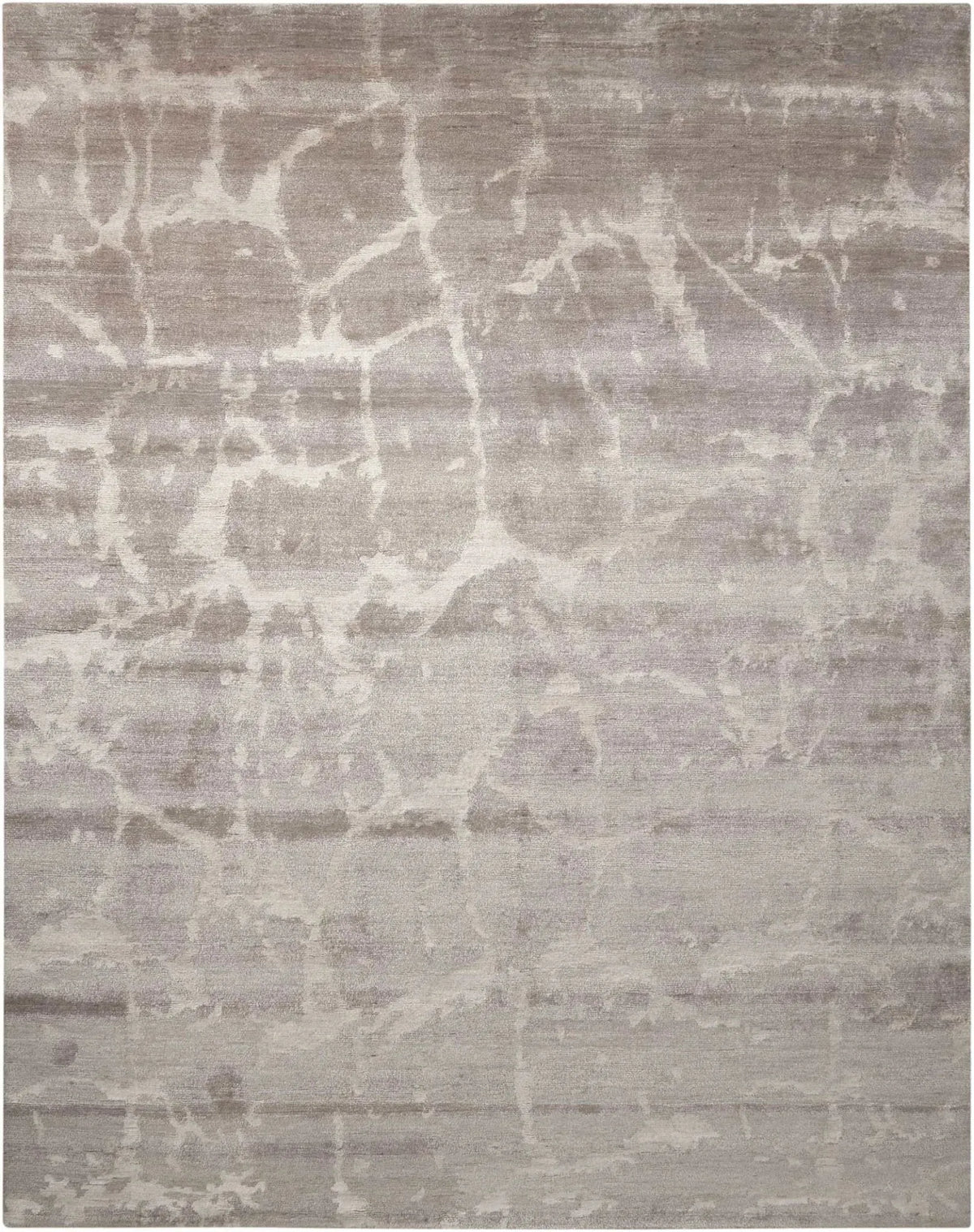 Silk Shadows Sha02 Silver Rug