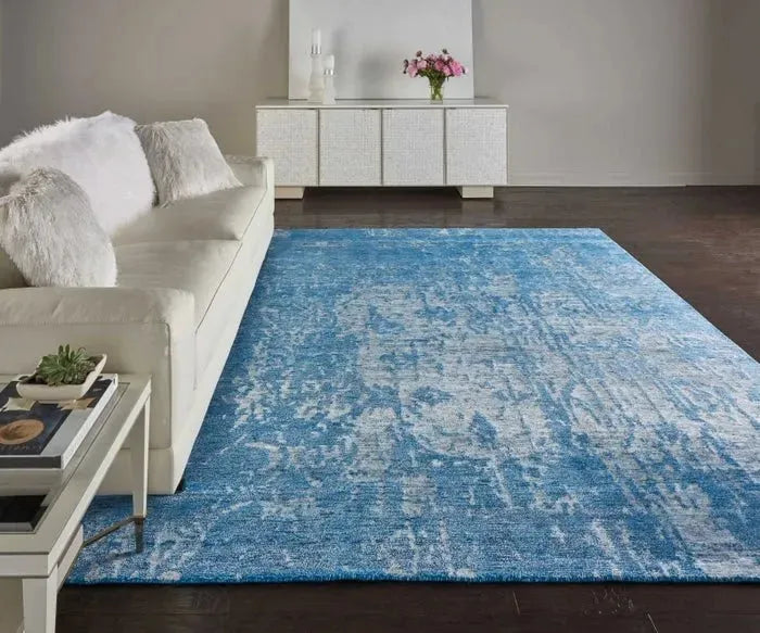 Silk Shadows Sha10 Ocean Rug