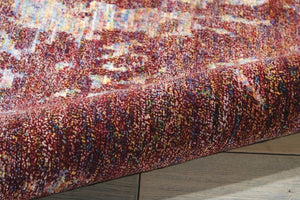 Silk Shadows Sha10 Wine Rug