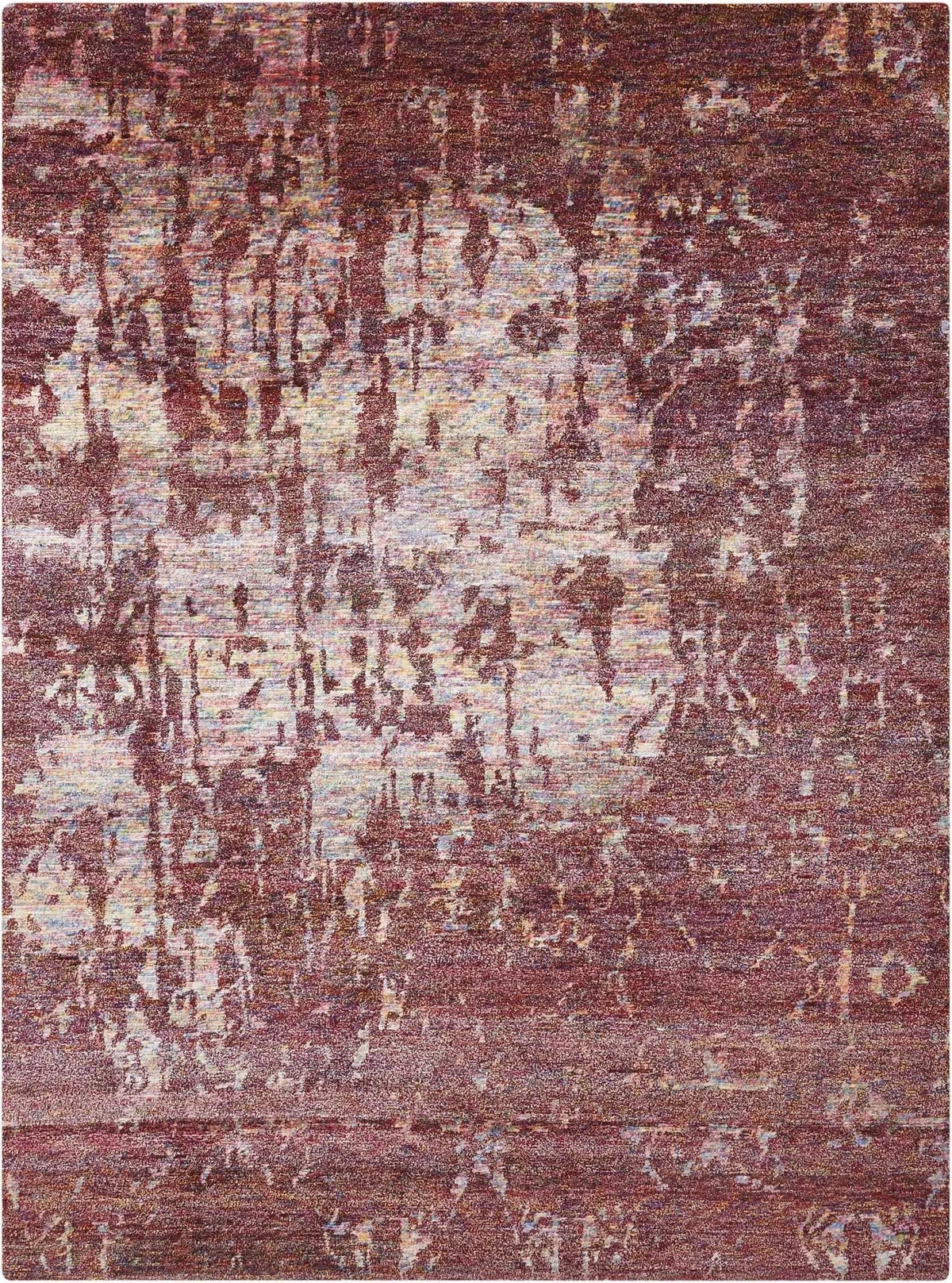 Silk Shadows Sha10 Wine Rug