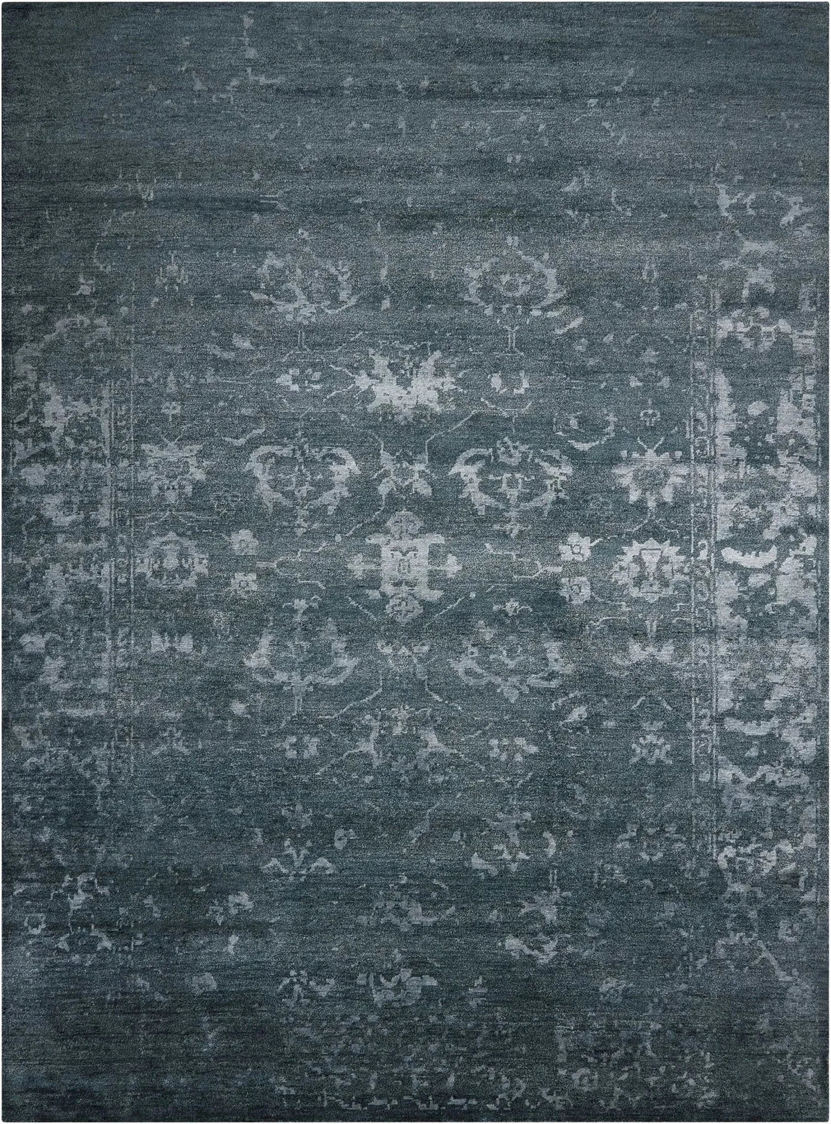 Silk Shadows Sha15 Blue/Stone Rug