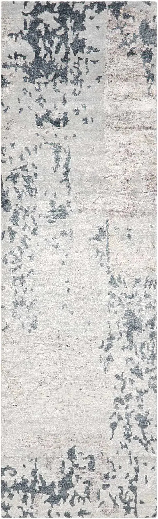 Silk Shadows Sha16 Silver Grey Rug