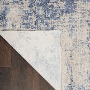 Silky Textures SLY01 Ivory/Blue Rug