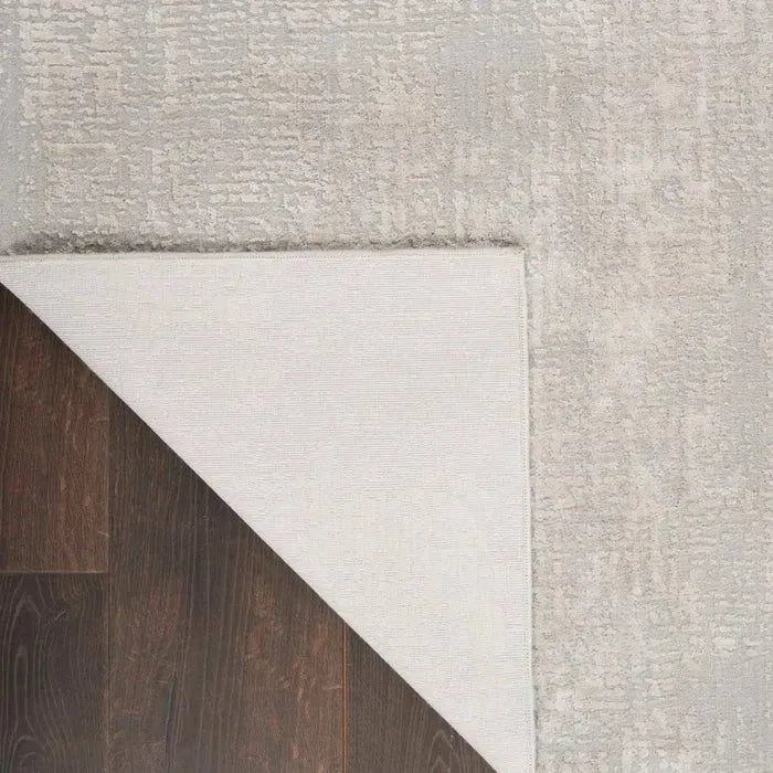 Silky Textures SLY01 Ivory/Grey Rug