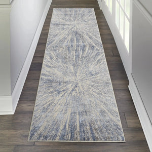 Silky Textures SLY05 Blue/Grey Rug