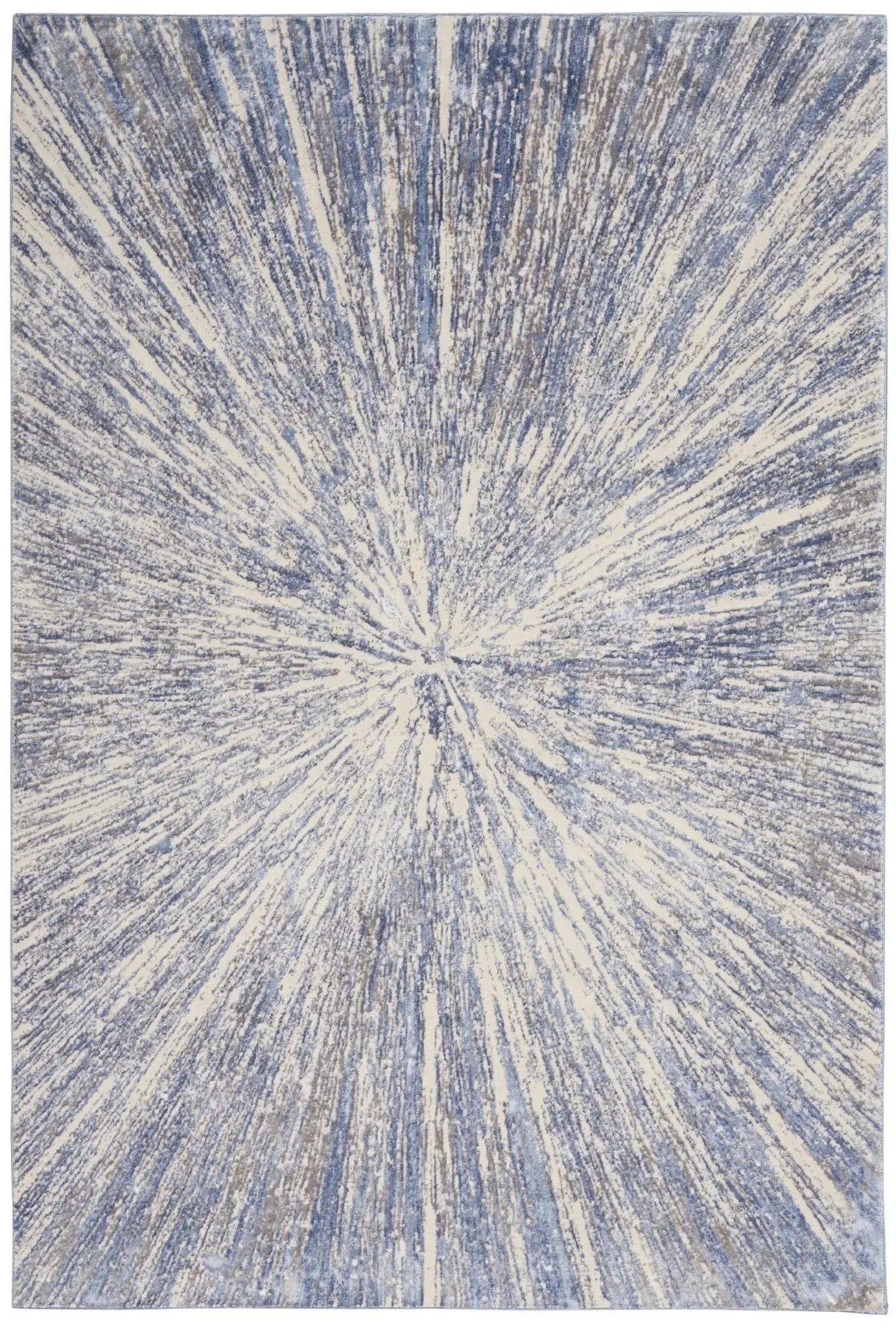 Silky Textures SLY05 Blue/Grey Rug