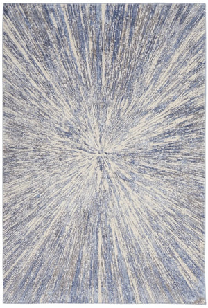 Silky Textures SLY05 Blue/Grey Rug