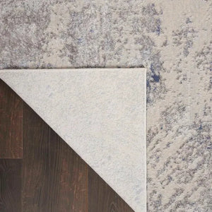 Silky Textures SLY06 Ivory/Grey Rug