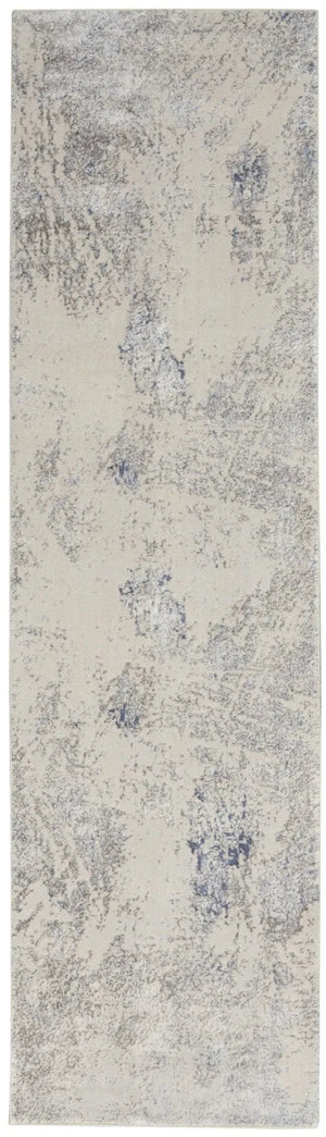 Silky Textures SLY06 Ivory/Grey Rug