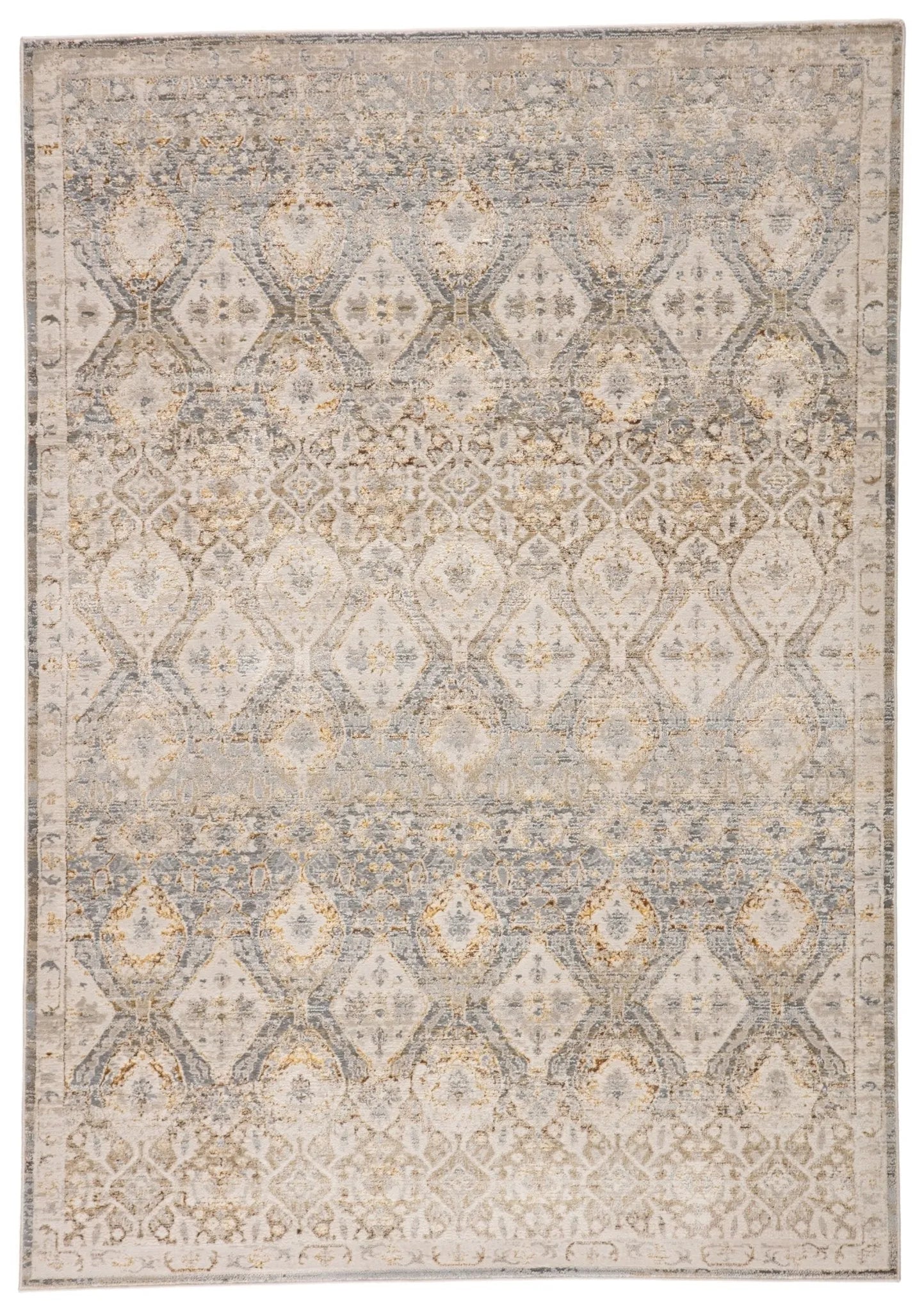 Sinclaire Snl01 Hakeem Gray/Gold Rug