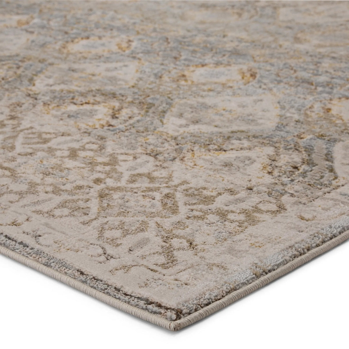 Sinclaire Snl01 Hakeem Gray/Gold Rug