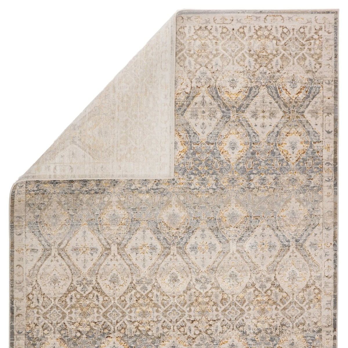 Sinclaire Snl01 Hakeem Gray/Gold Rug