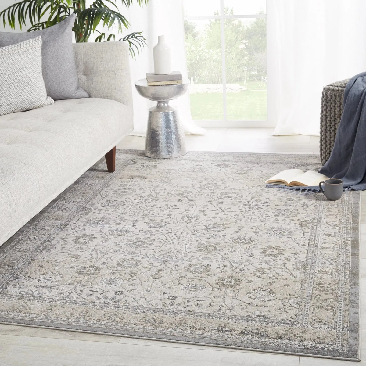 Sinclaire Snl05 Odel Gray/White Rug