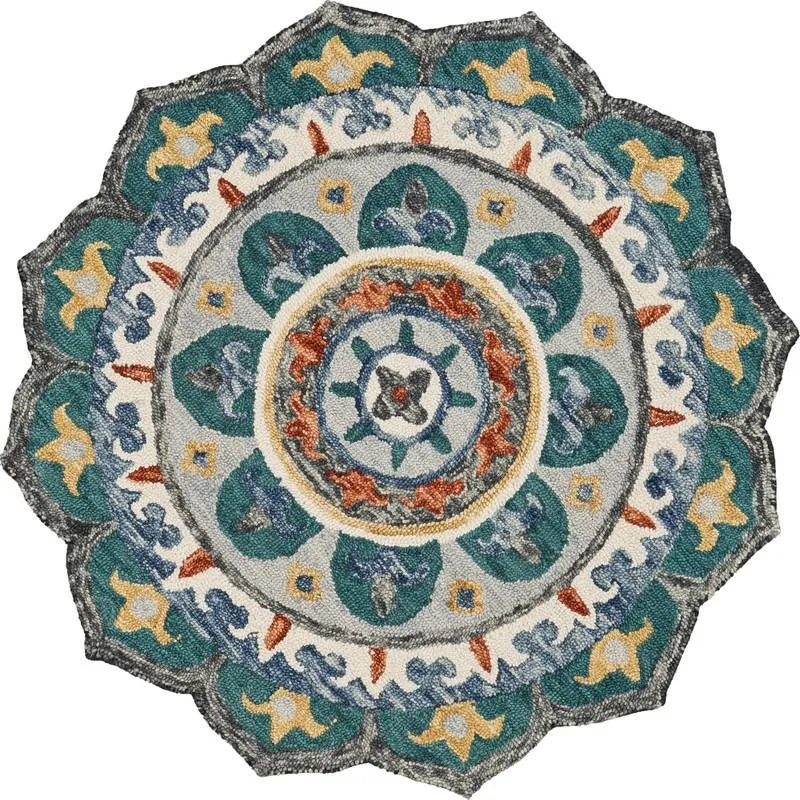 Sinuous Lr54109 Green/Multi Rug