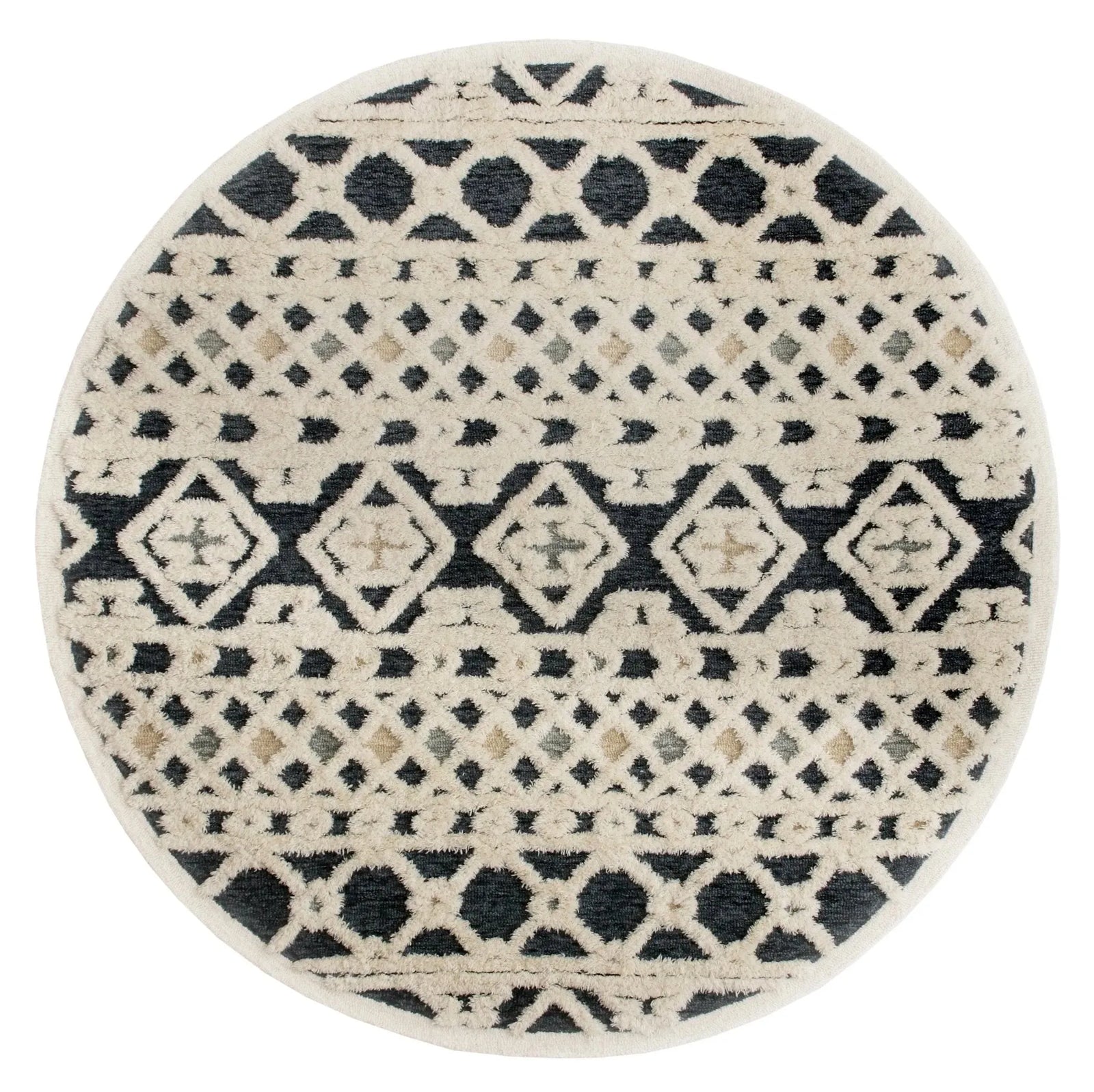Sinuous Lr54114 Navy/Blue/Cream/Tan Rug