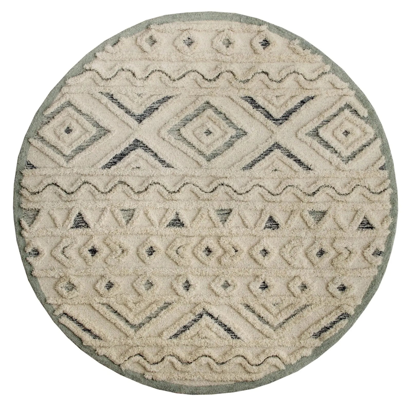 Sinuous Lr54115 Cream/Light Blue/Gray Rug
