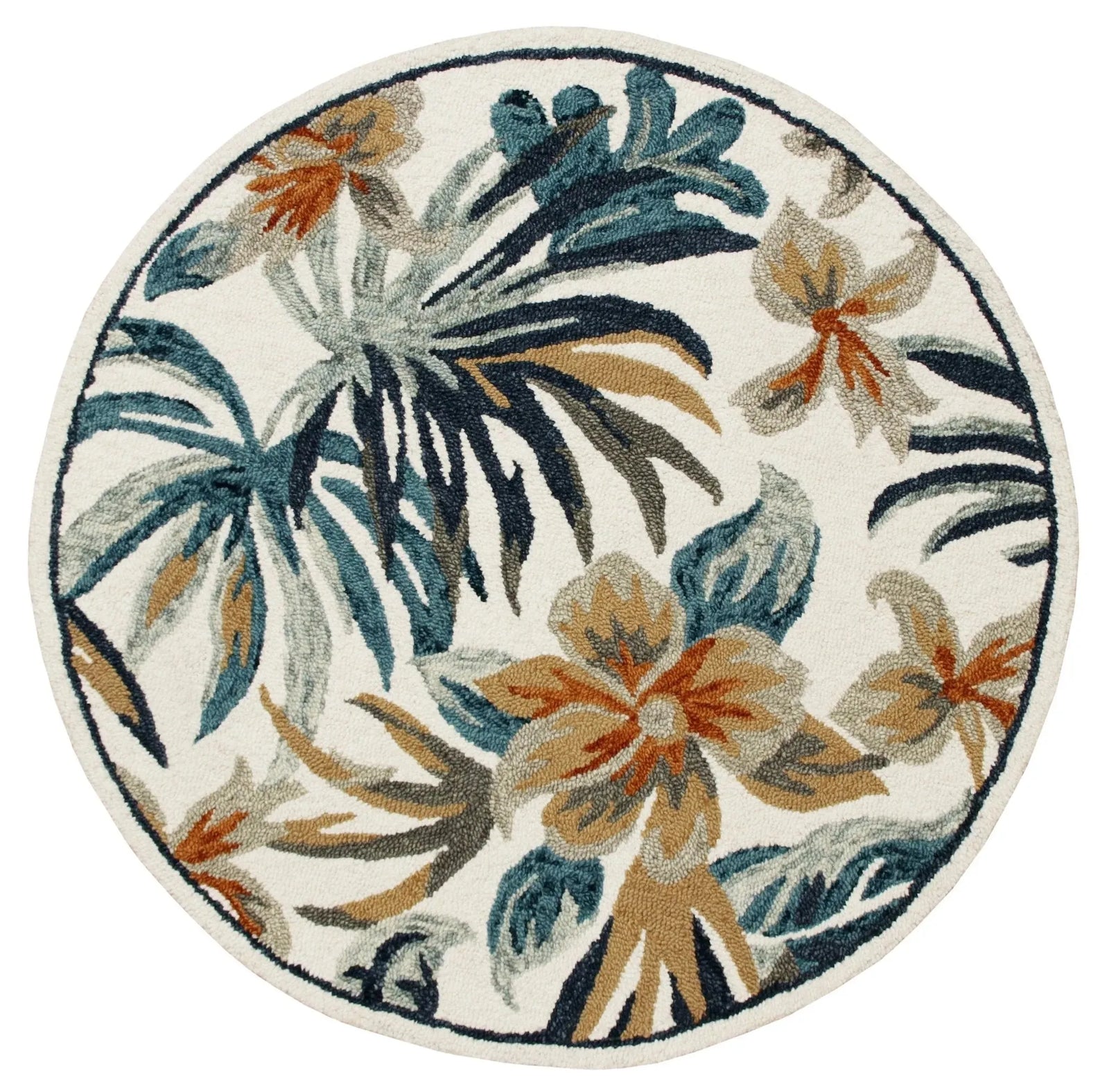 Sinuous Lr54118 Multi/White/Blue/Tan Rug
