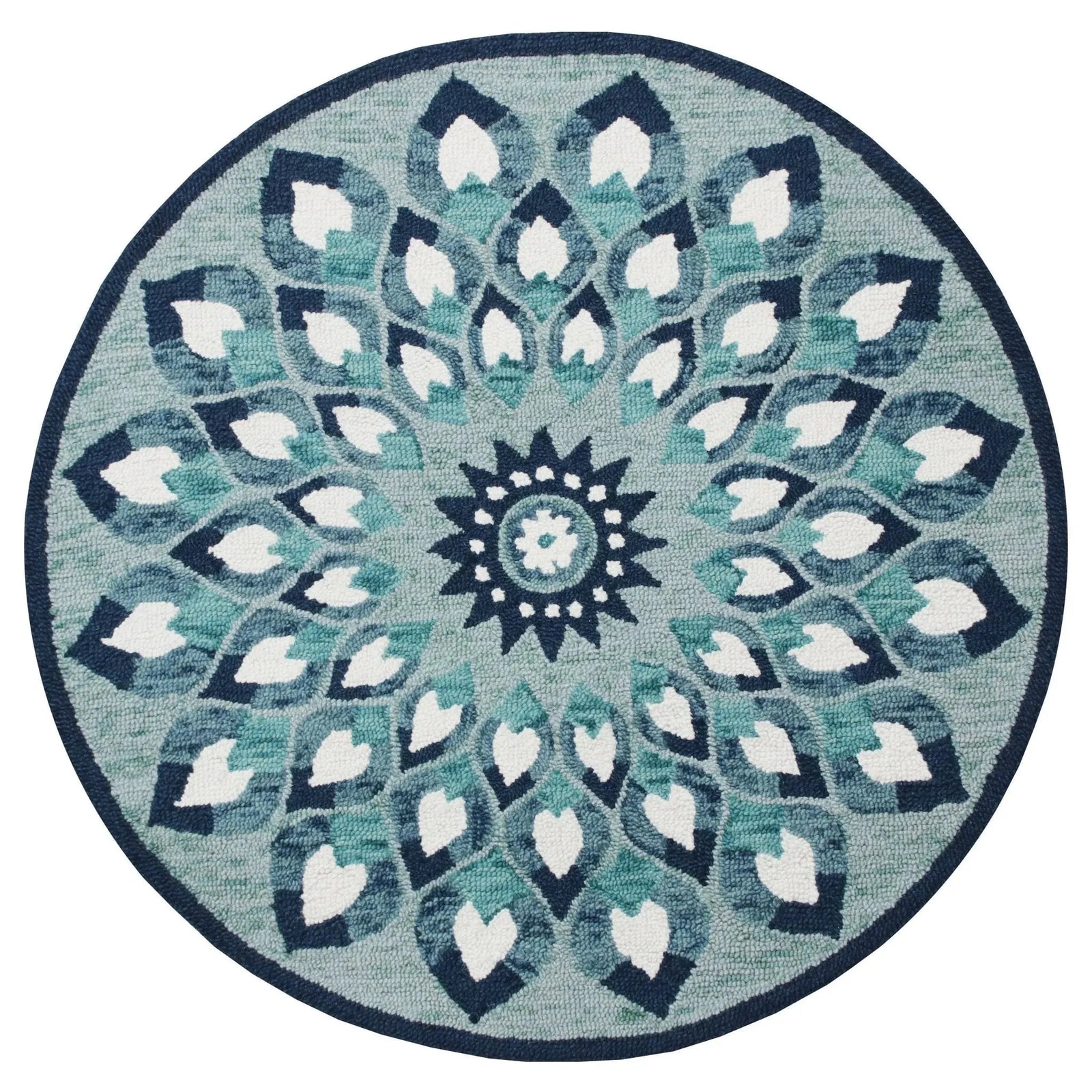 Sinuous Lr54151 Blue/White Rug
