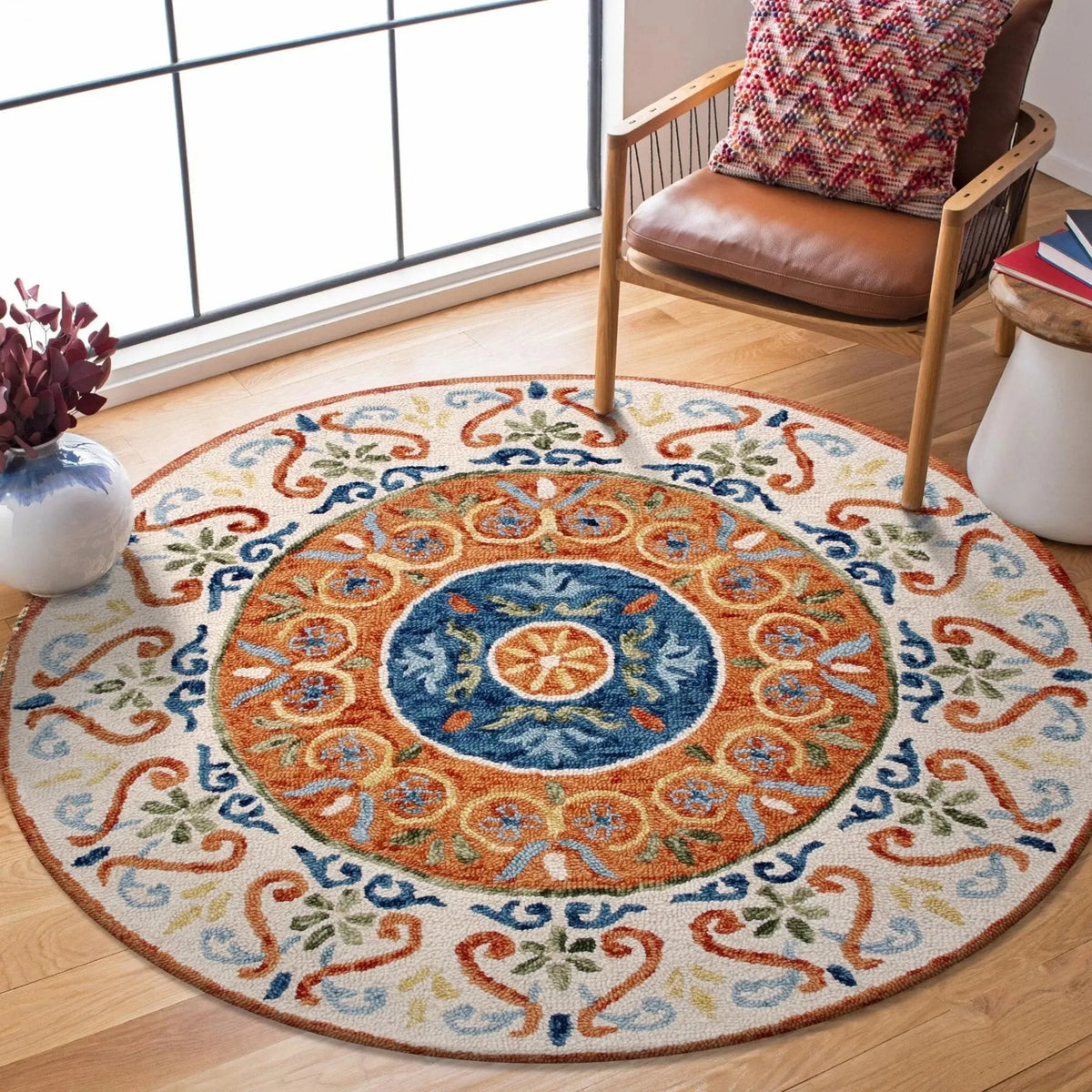 Sinuous Lr54153 Multi/Orange Rug